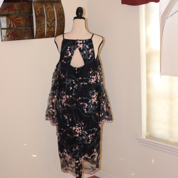 Nanette Lepore, Spring Bloom off the shoulder embroidered dress - Picture 4 of 12